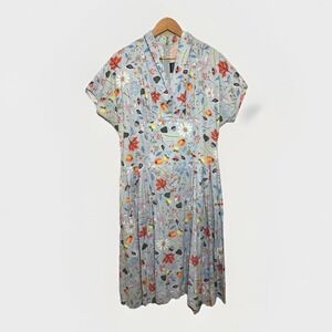 Dapper‎ Day First Frost Disney Mushroom Nature Pinup Dress Stretch Size 2X